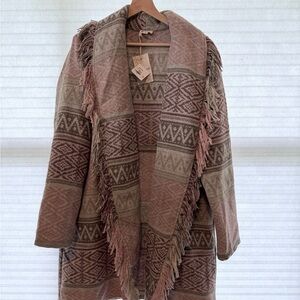 NWT • Fringe Cardigan